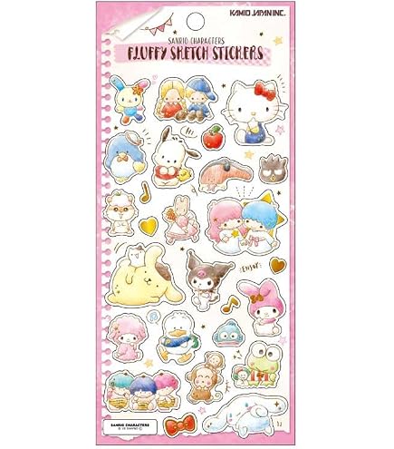 Amazon | サンリオキャラクターズ[シールシート]4サイズステッカー